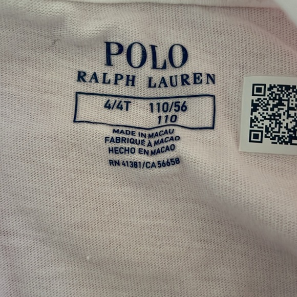 Excellent condition boys polo Ralph Lauren hooded white logo shirt - Picture 5 of 5